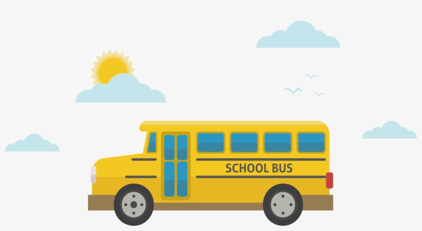 Icon Sunny Transprent Free - School Bus, transparent png