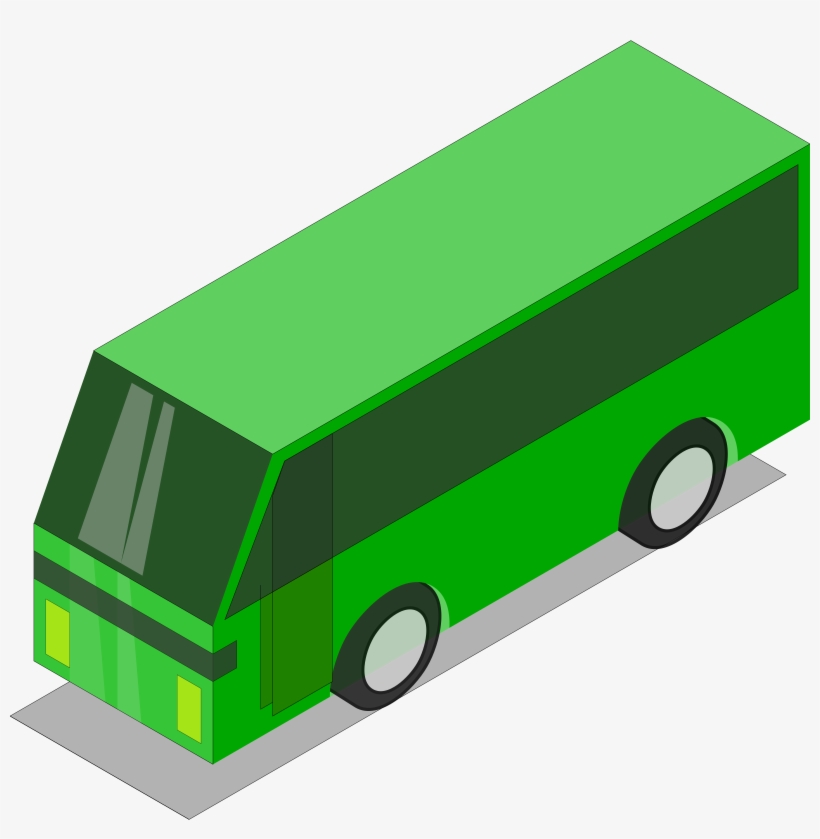 This Free Icons Png Design Of Green Bus, transparent png