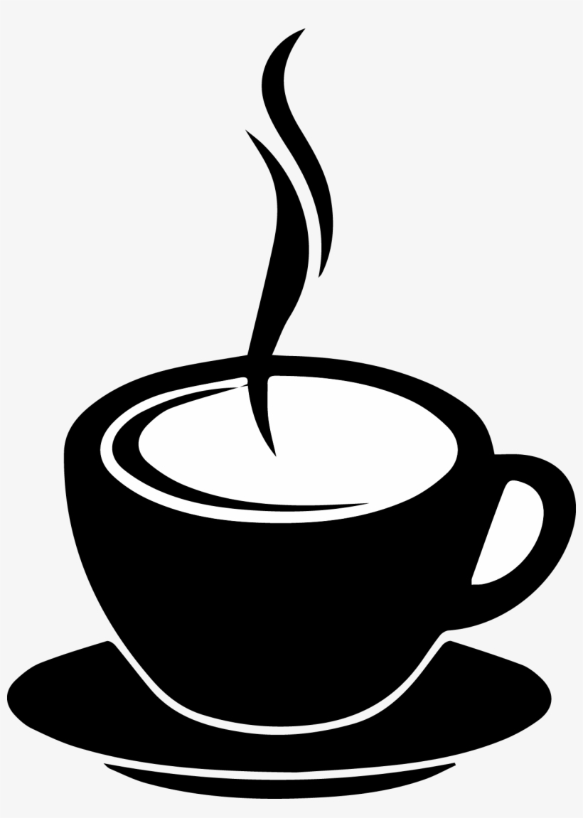 Go To Image - Coffee Cup Silhouette, transparent png