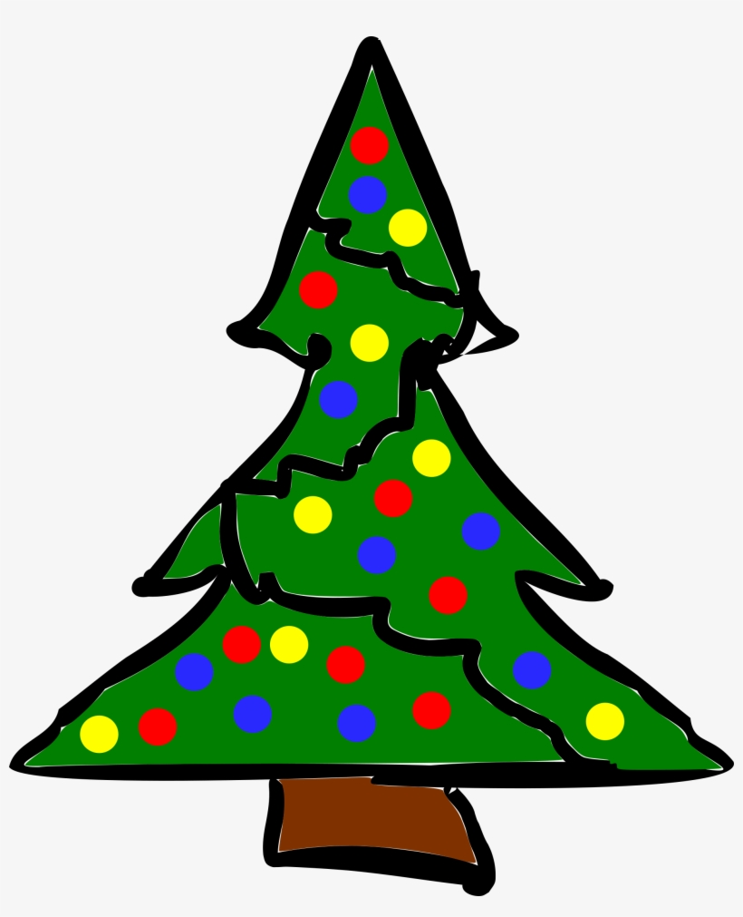 Log In Sign Up Upload Clipart Aadbcm Clipart - Ugly Christmas Tree Cartoon, transparent png
