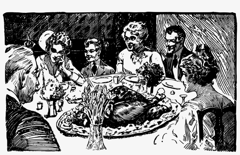 This Free Icons Png Design Of Thanksgiving Dinner Family, transparent png