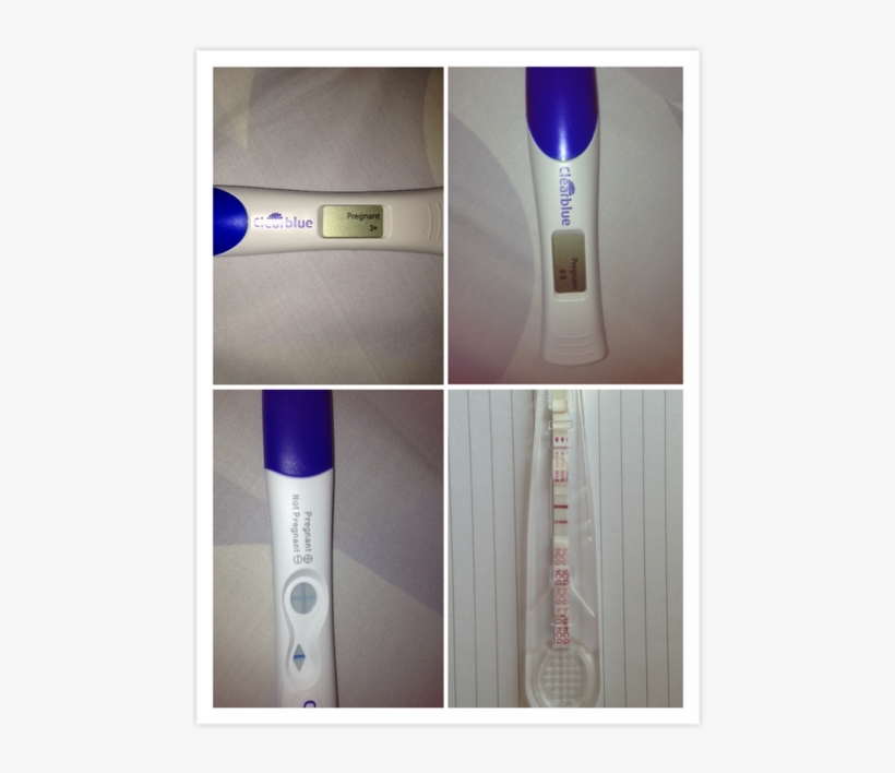 All Pregnancy Tests Showed 2 Lines And The Digital - Cylinder, transparent png
