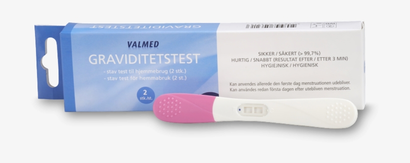 Valmed Pregnancy Test - Graviditetstest, transparent png
