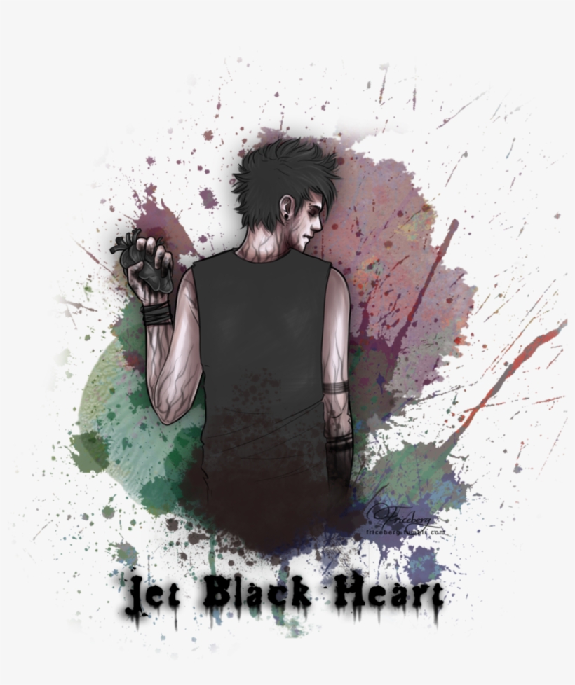 Jet Black Heart Artwork By Friceberg 943x1101 PNG Download PNGkit