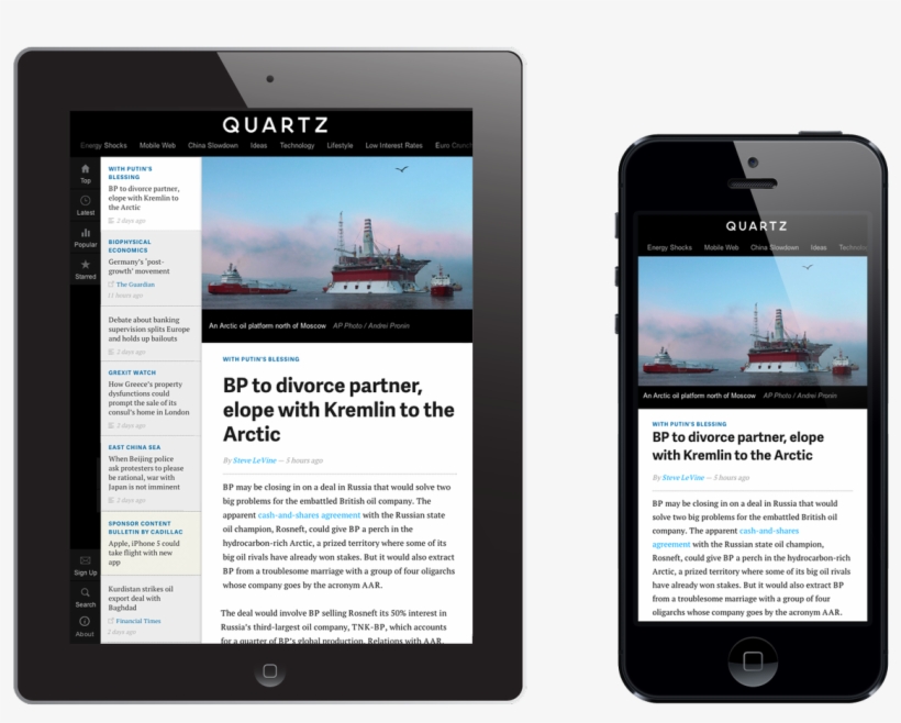 Quartz Business Site Targets Mobile, But Won't Use - Iphone 5, transparent png