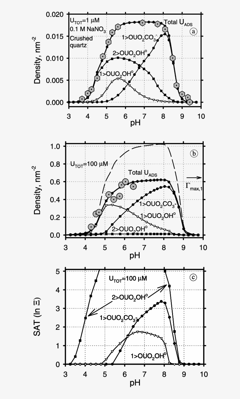 Gem Nem Fits For U Adsorption On Quartz As Function - Diagram, transparent png