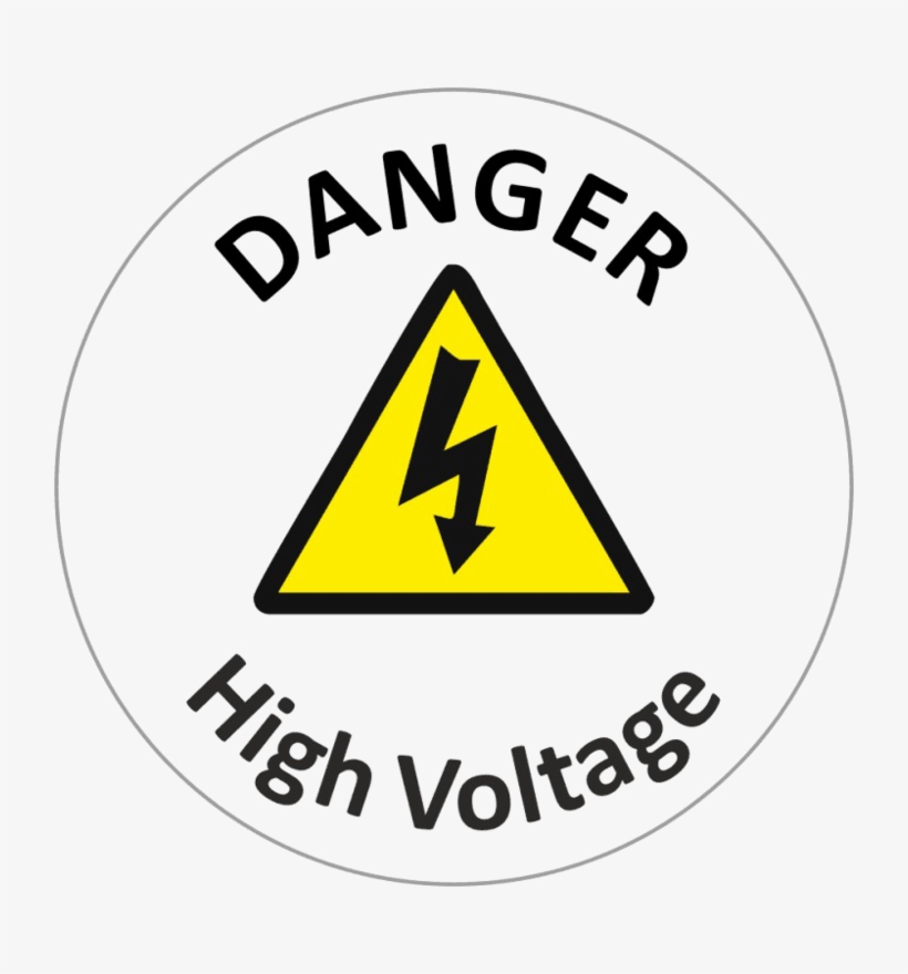 High Voltage Sign Png Image - Caution Risk Of Electric Shock, transparent png