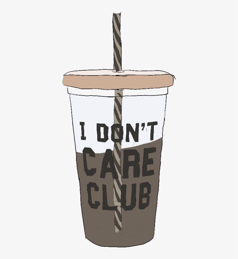 Coffee Ice Icecoffee Glass Idontcare Freetoedit - Coffee Cup, transparent png