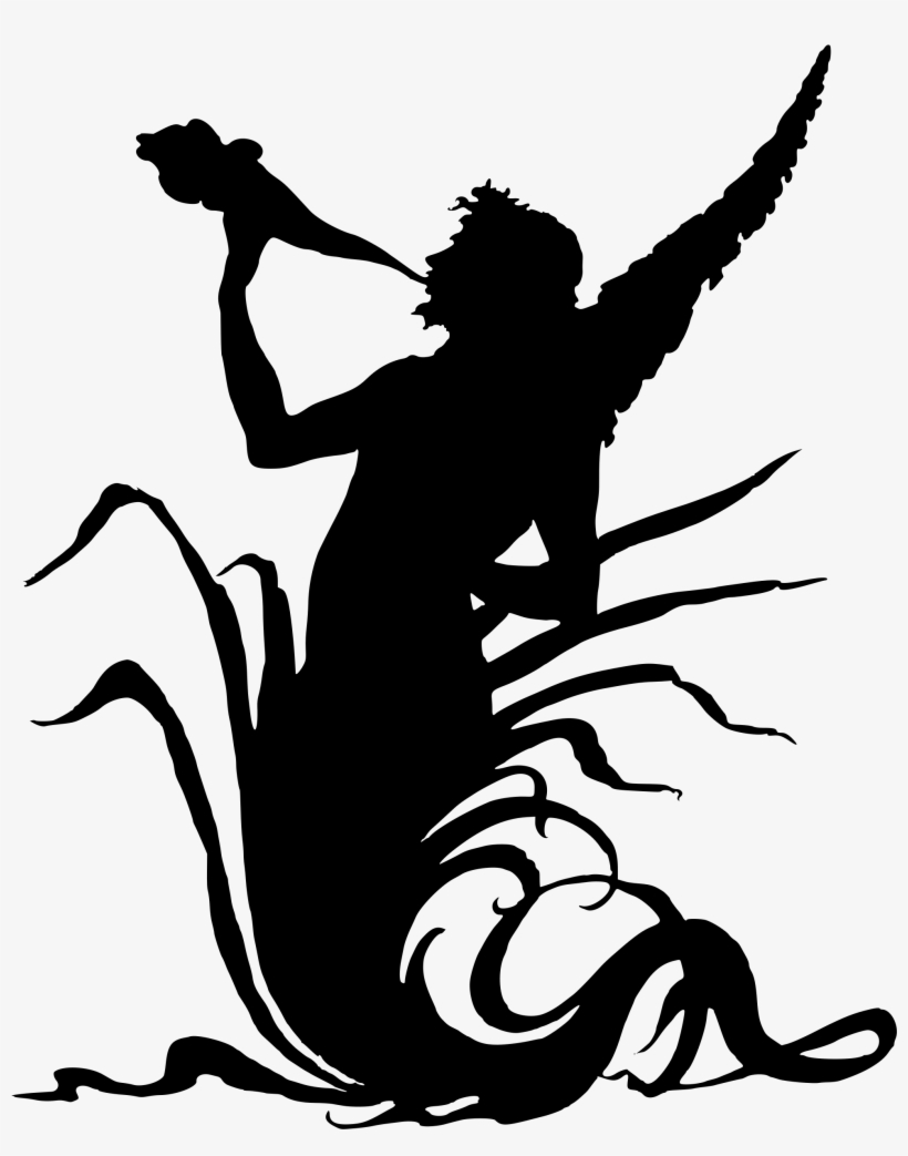 This Free Icons Png Design Of Flowery Trumpeter Silhouette, transparent png