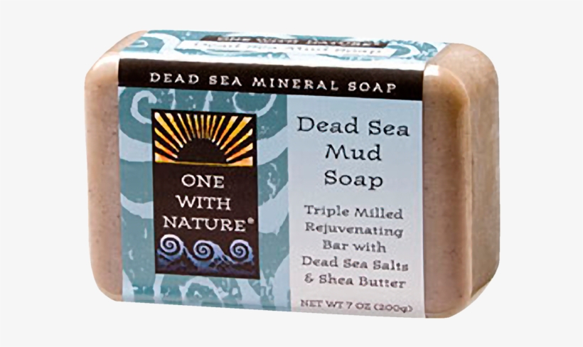 One With Nature - One With Nature Dead Sea Mineral Dead Sea Mud Soap, transparent png