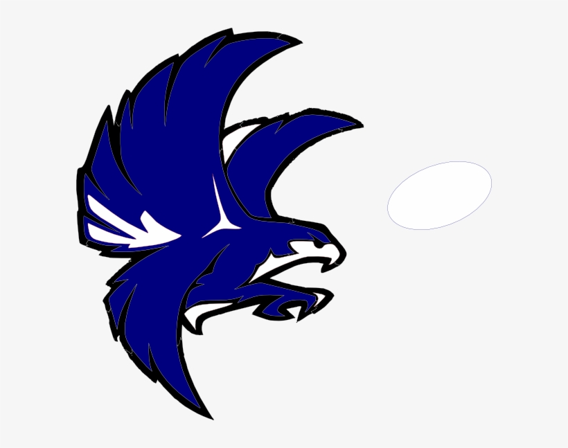 Small - Blue And White Falcon, transparent png