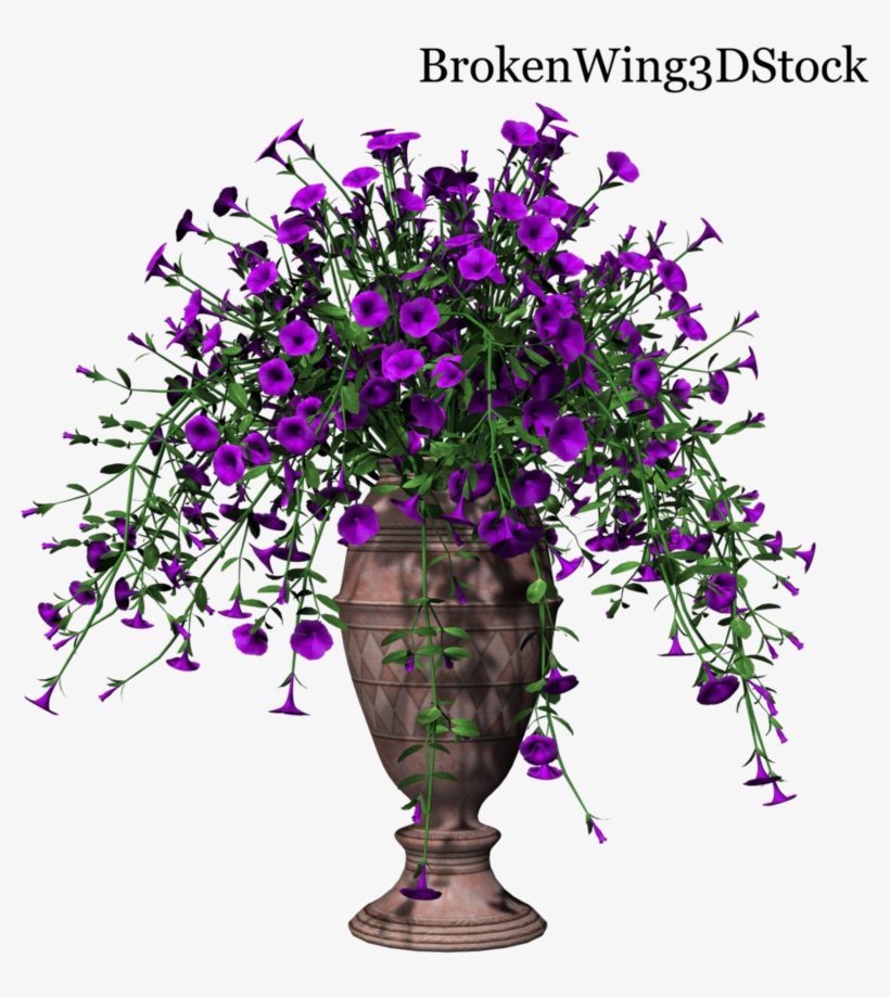 Petunia Transparent Png - Flowerpot, transparent png