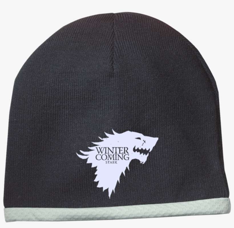 Winter Is Coming Stc15 Sport-tek Performance Knit Cap - Winter Is Coming Wallpaper Iphone, transparent png
