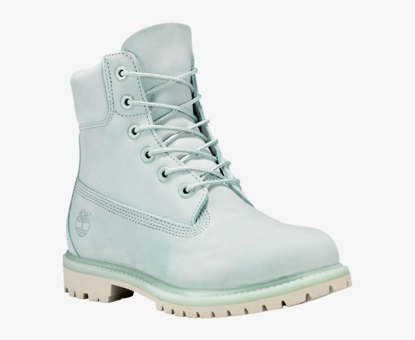 Classic Timberland® Boots Aren't Just For The Guys - Mint Green Timberlands, transparent png