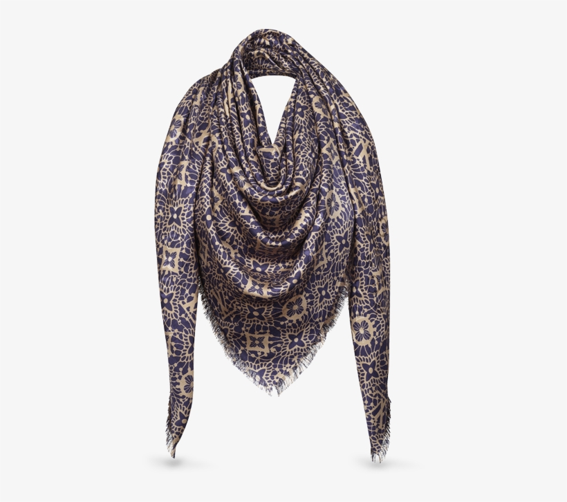 Xale Monogram Dentelle Via Louis Vuitton - Louis Vuitton, transparent png