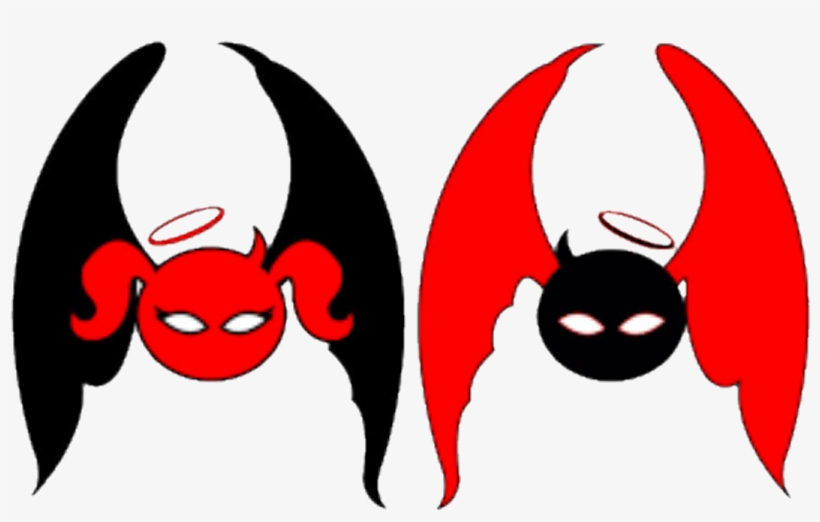 Report Abuse - Devil And Angel Logo, transparent png