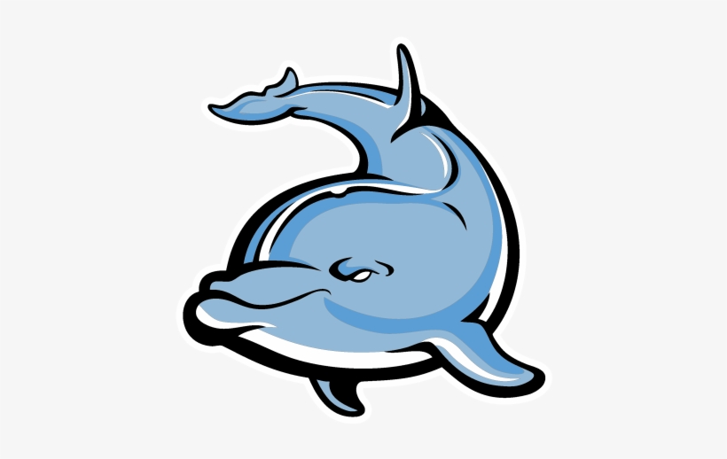 Dolphin - Bottlenose Dolphin Shower Curtain, transparent png