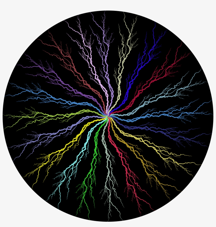 Picture Royalty Free Circle Clipart Eye - Clipart Lightning Circle, transparent png