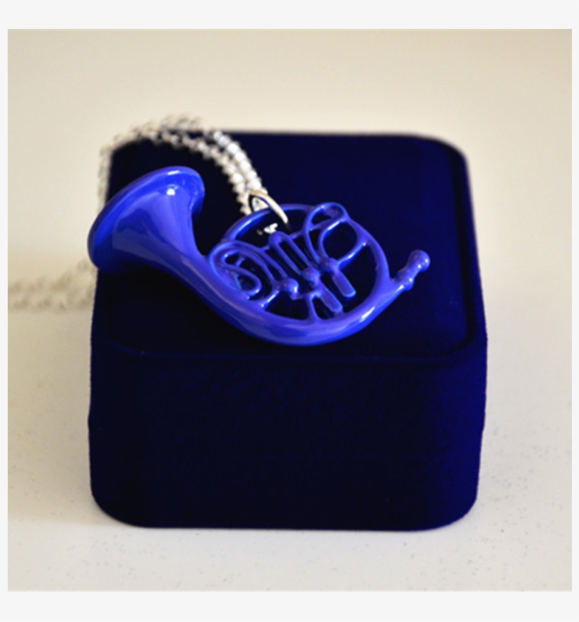 Himym French Necklace Pendant - Met Your Mother Blue French Horn Necklace Pendant, transparent png