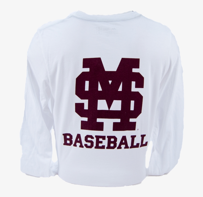 Russell No Outline Ms Interlock Long Sleeve Tee - Mississippi State University Baseball, transparent png