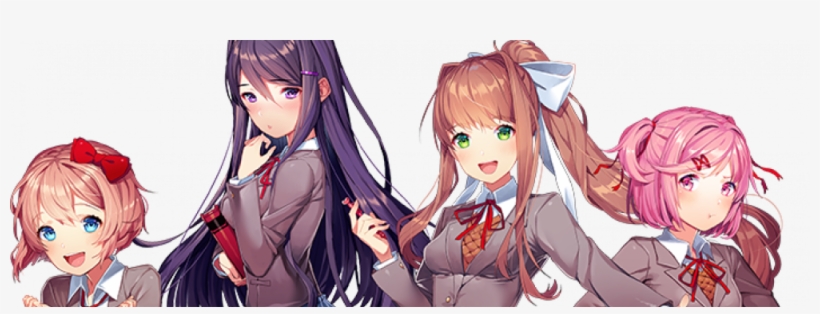 Doki Literature Club Gamers With Jobs Png Doki Literature - Doki Doki Literature Club Couple, transparent png