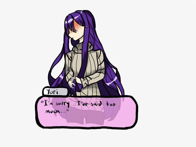 Yuri Ddlc - Art, transparent png