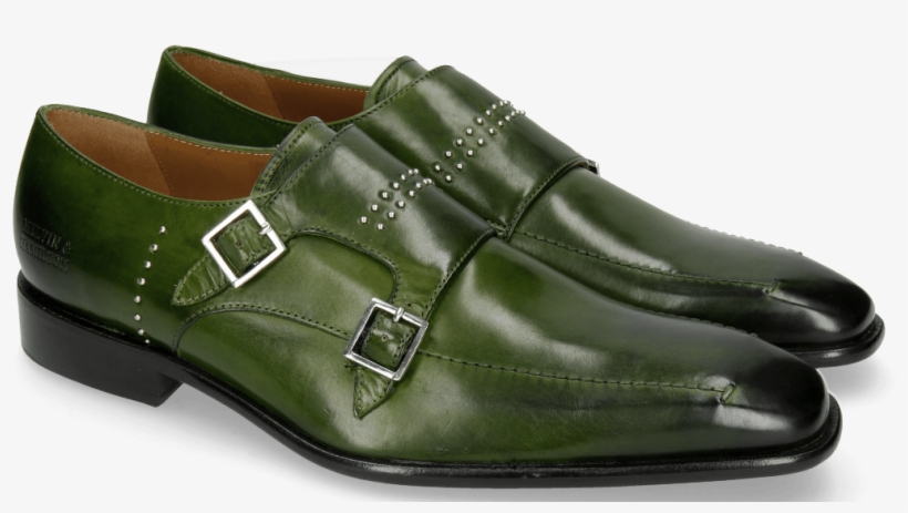 Monks Albert 3 Ultra Green Rivets Lines - Shoe, transparent png