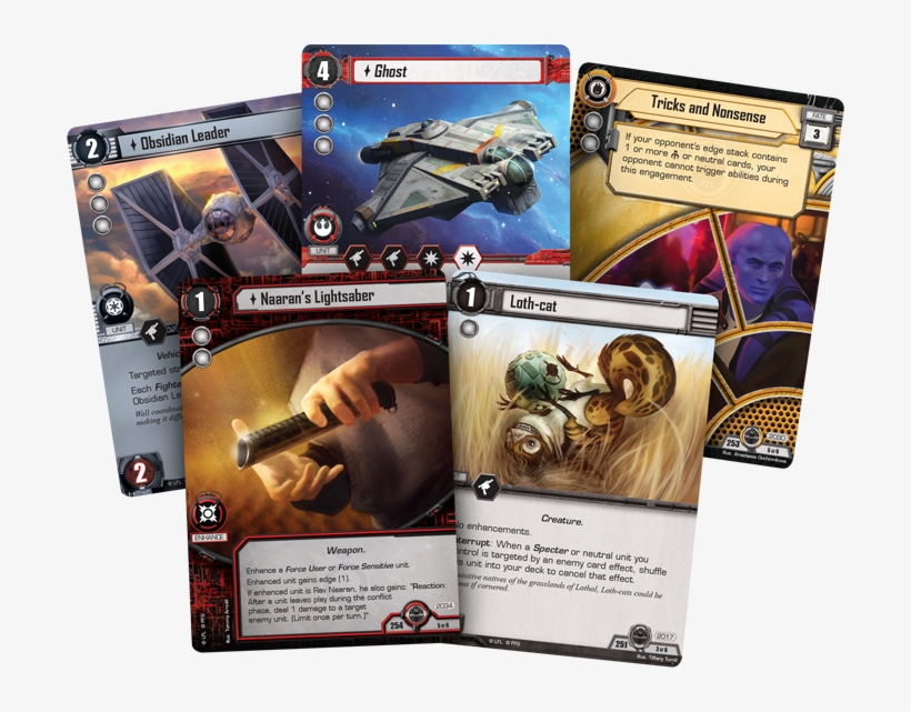 With This Expansion You'll Get Hera, Ezra, The Ghost, - Star Wars Lcg Technological Terror Force Expansion, transparent png