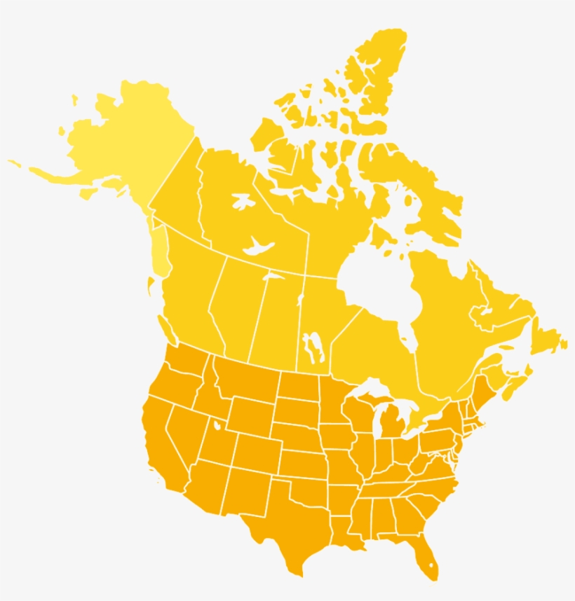 Small Map - Us States Joining Canada, transparent png