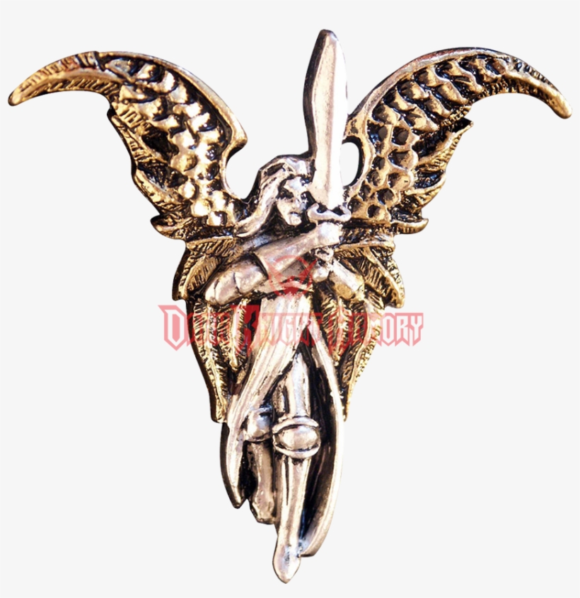 Archangel Michael Pendant For Freedom From The Past - Archangel Michael Briar Pendant Necklace In Pouch -, transparent png