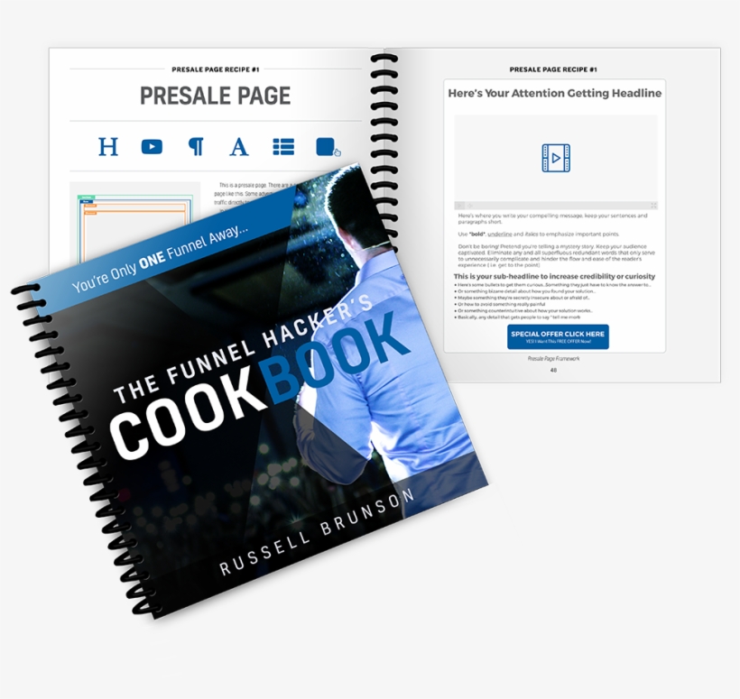 The Funnel Hacker Cookbook Shows You Profitable Sales - Funnel Hacker Cookbook, transparent png