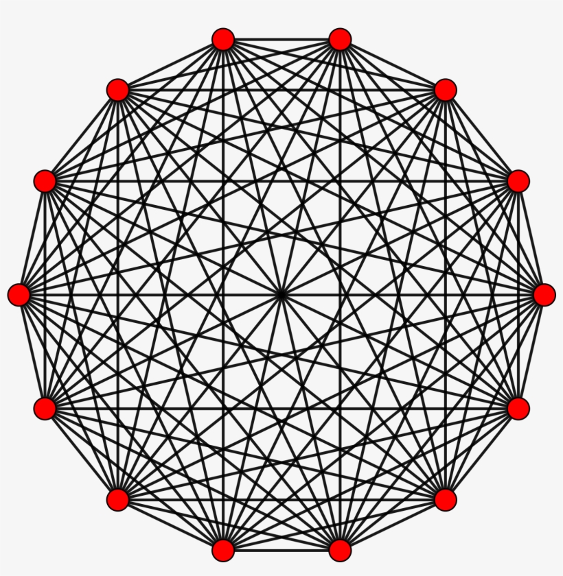 File - 13-simplex T0 - Svg - 9-cube, transparent png