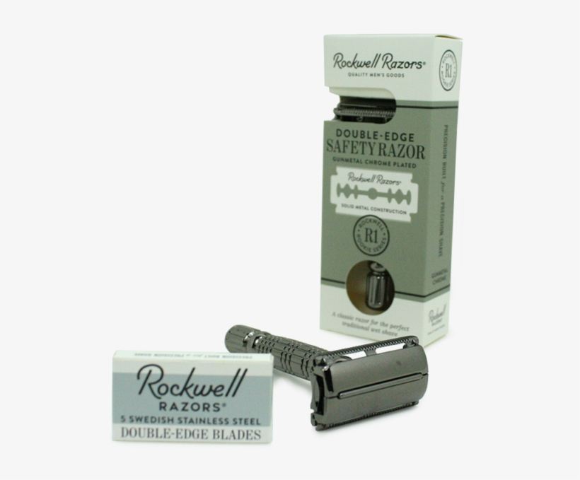 Rockwell Razors R1 Rookie Butterfly Safety Razor, Gunmetal - Rockwell Razors De Safety Razor Blades, transparent png