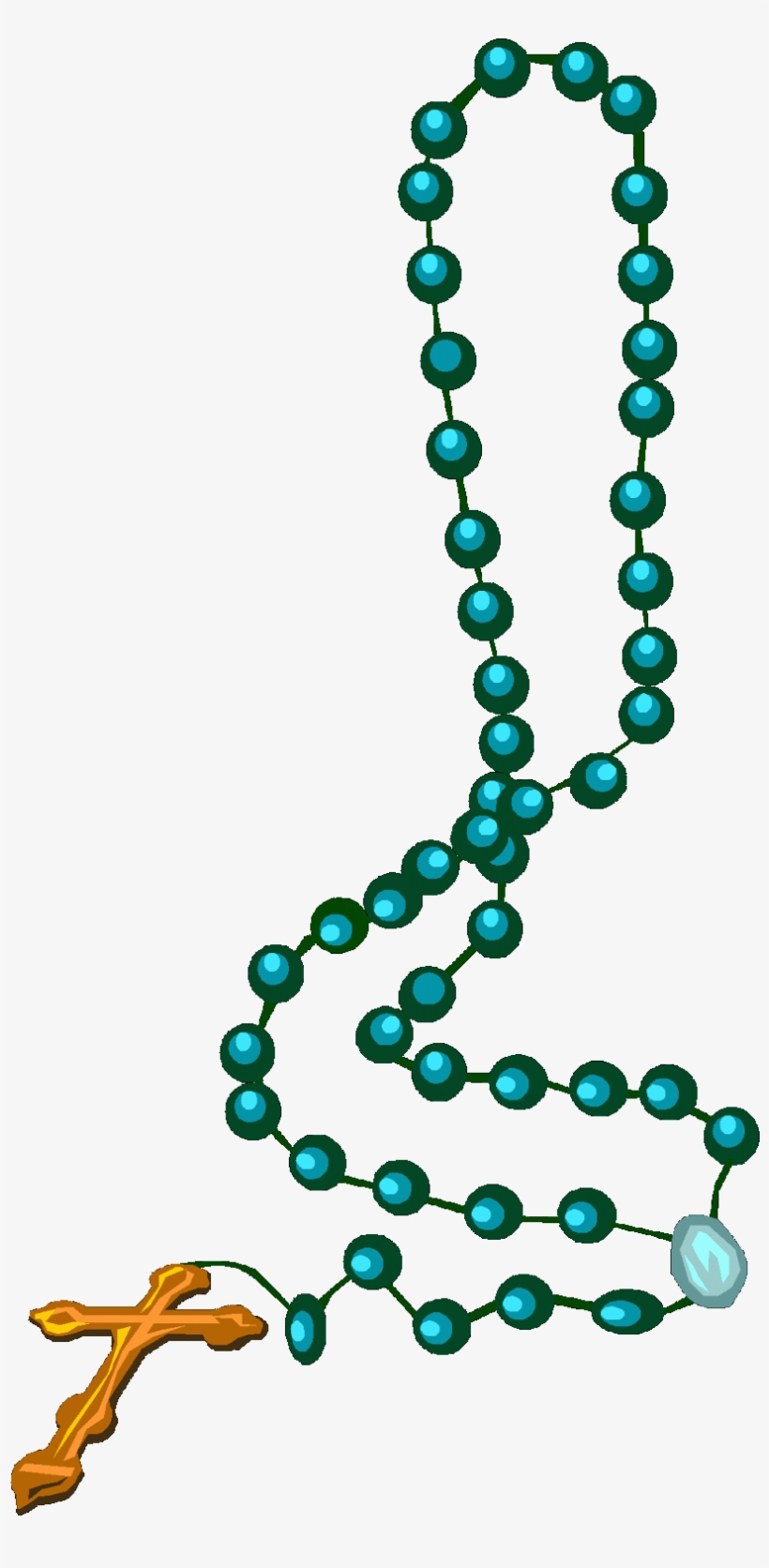 Terço Em Png Vetorizado - Rosary Clipart Transparent Background, transparent png