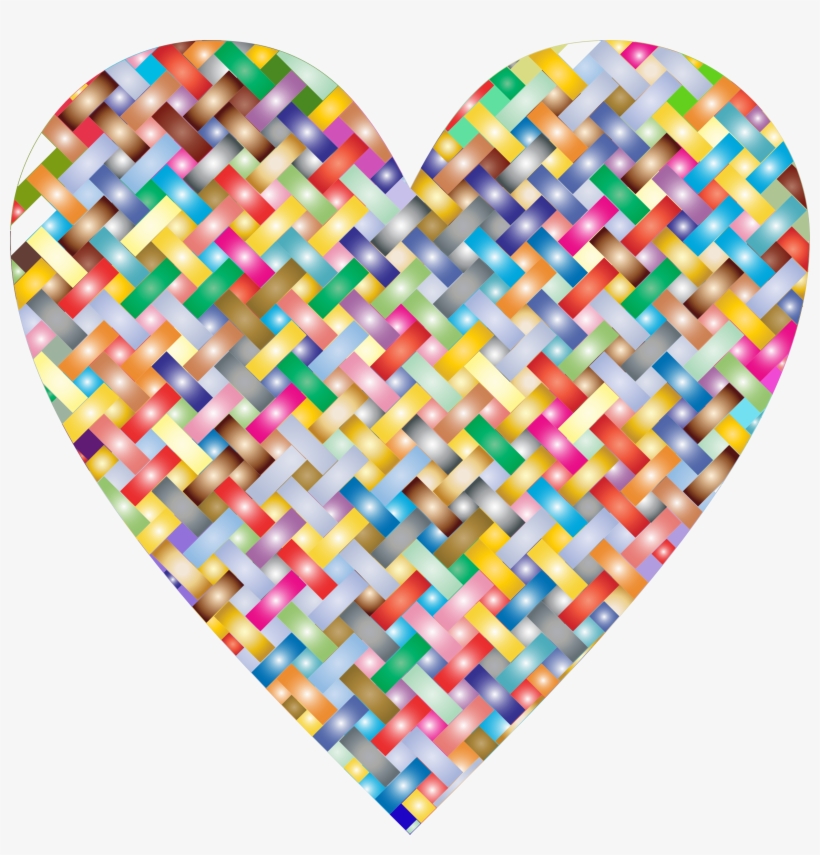 This Free Icons Png Design Of Colorful Heart Lattice, transparent png