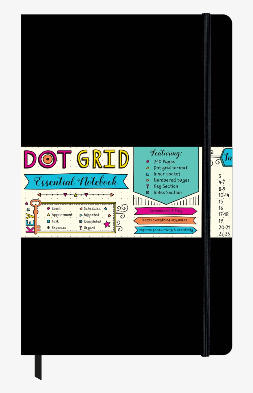 Homedot Grid Essential Notebook - Notebook, transparent png