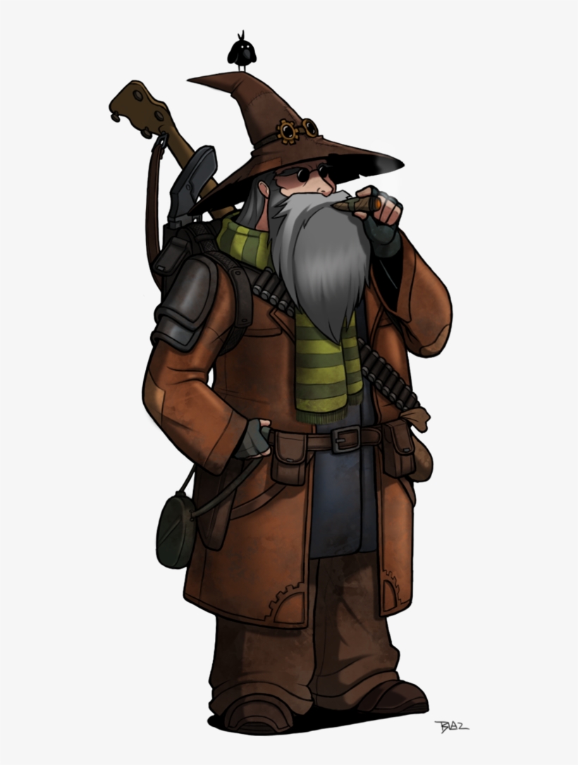 View Samegoogleiqdbsaucenao Gundulf The Gun Wizard - Breastplate, transparent png