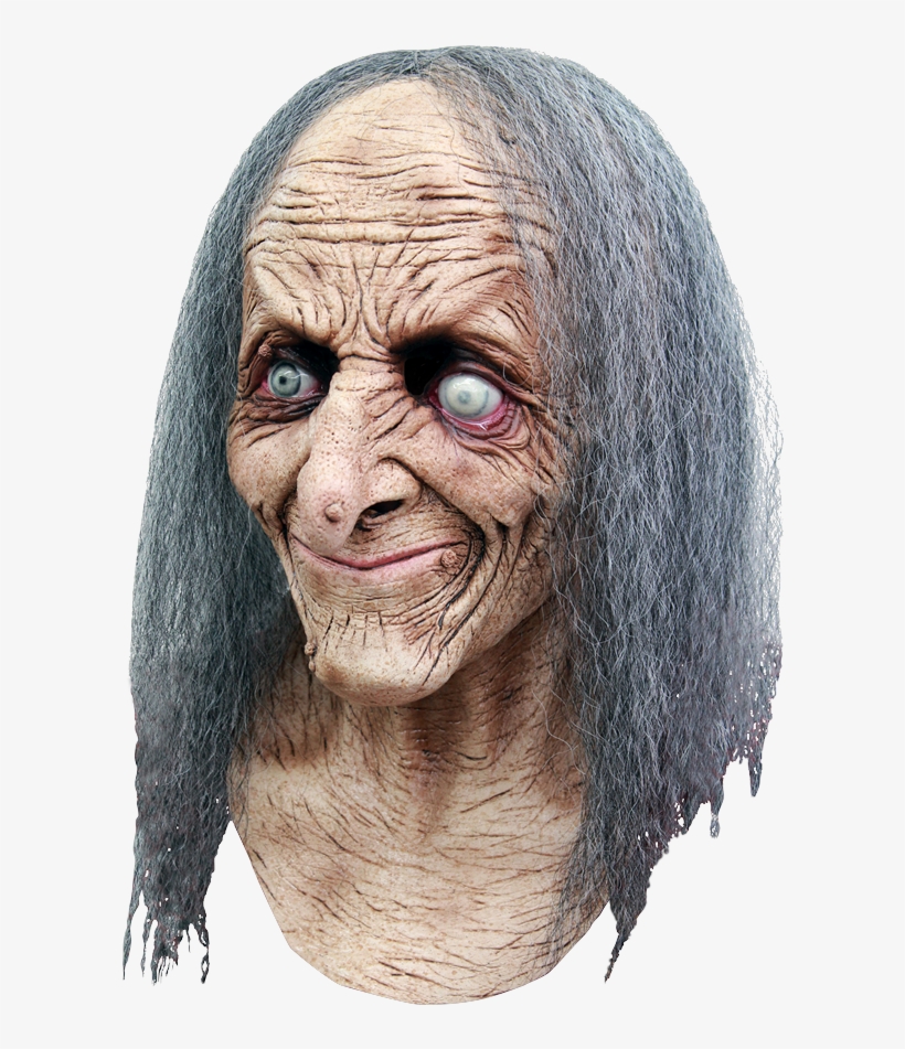 Hagatha Witch Halloween Mask Creepy Eyes, Scary Clown, transparent png
