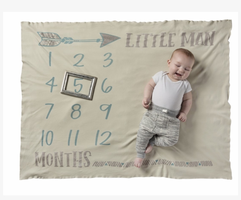 "little Man" First Years Milestone Blanket - Primitives By Kathy Swaddle Blanket, transparent png