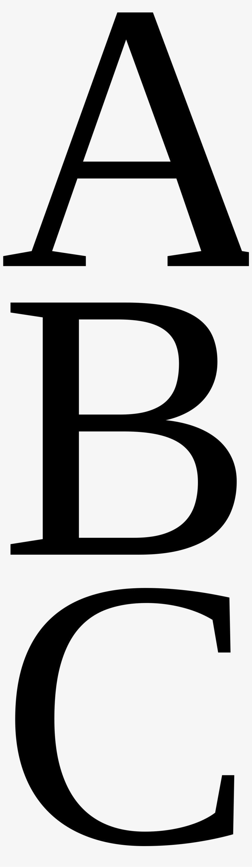 Open - Abc Vertical Png, transparent png