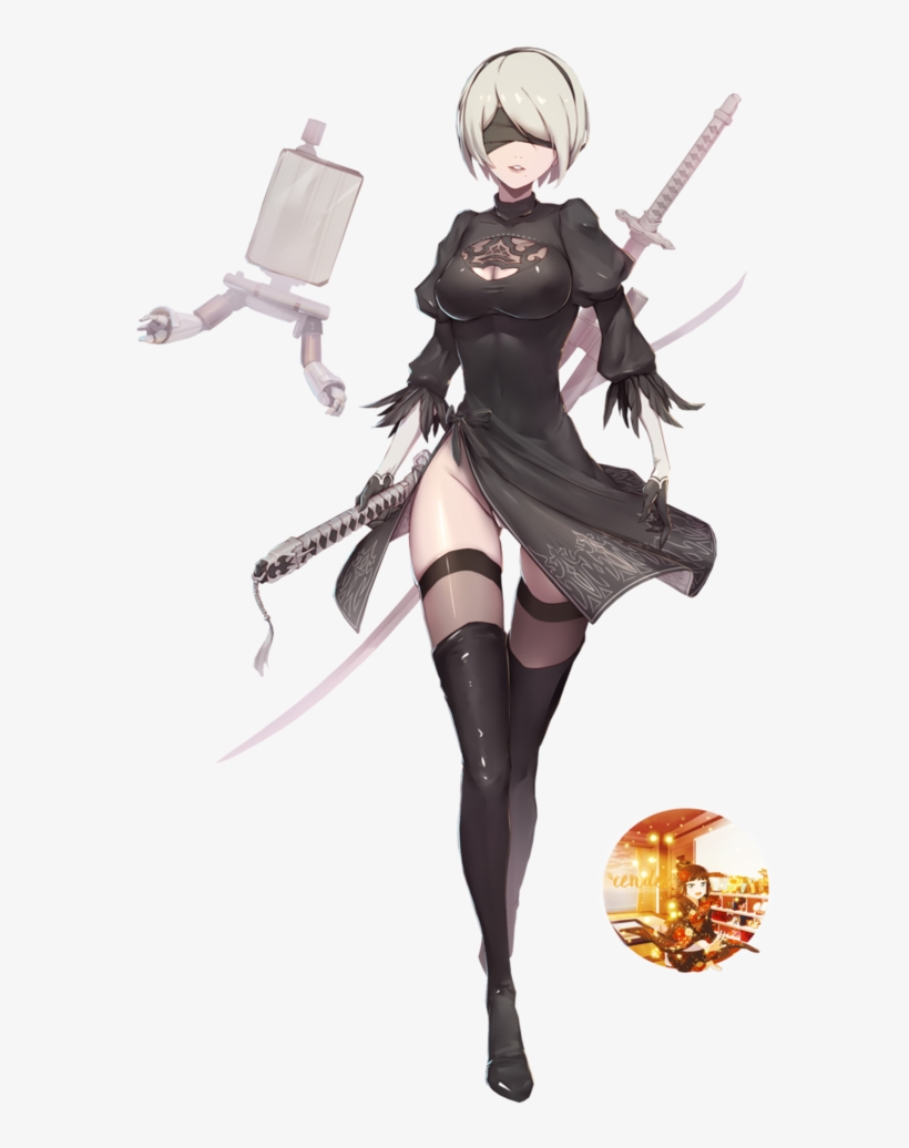 2b Png - Nier Automata 9s Sword, transparent png