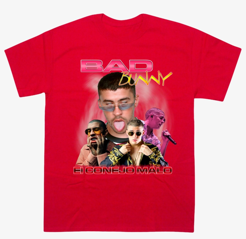 Bad Bunny Rap Tee - T-shirt, transparent png
