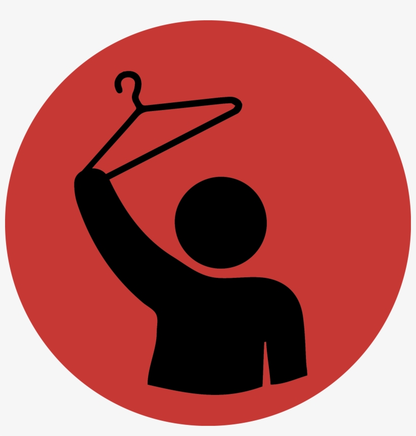 Person Holding A Hanger Gloucester Road Tube Station 2083x2083 PNG