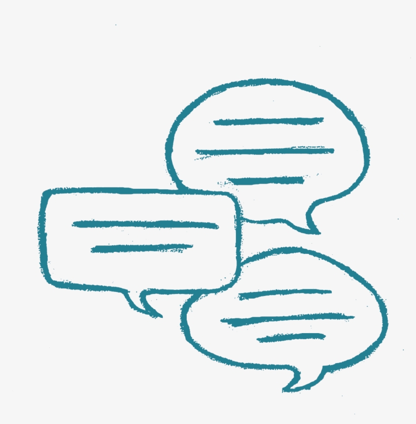 Illustration Of Speech Bubbles - Illustration, transparent png