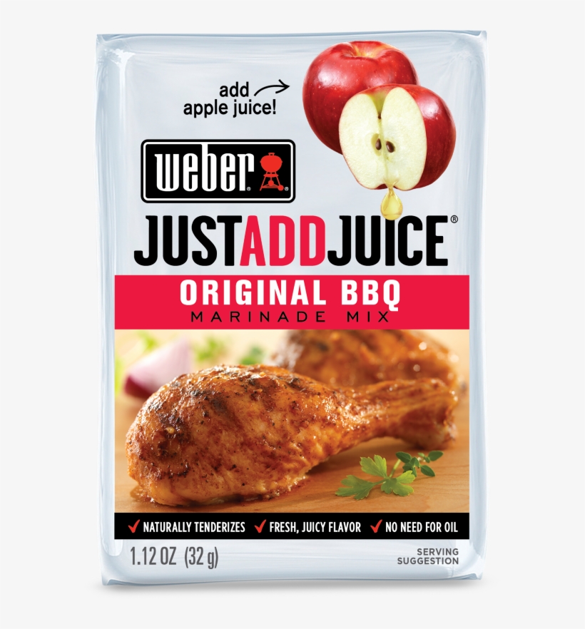 Weber Just Add Juice Marinade Mix, Original Bbq - 1.12, transparent png