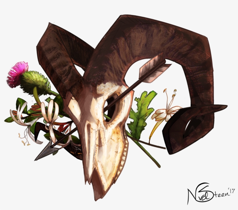 “thistle And Honeysuckle, The Birthflowers Of The Aries - Thistle & Honeysuckle Flowers, transparent png