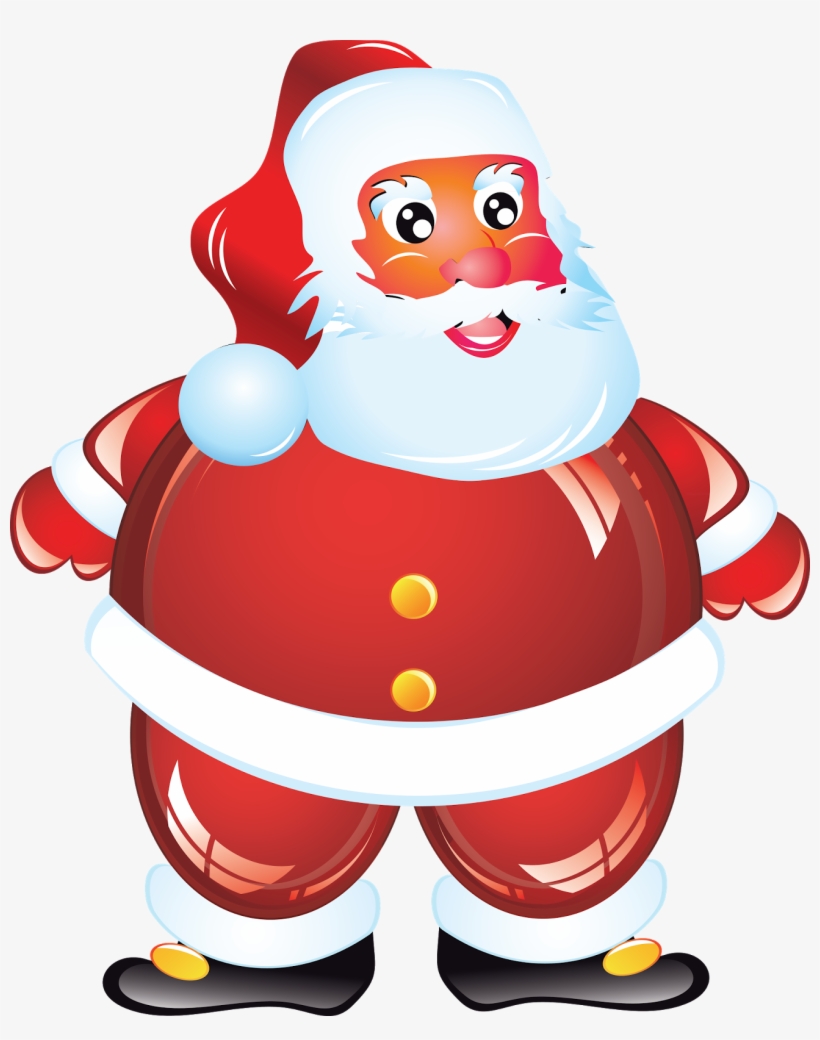 Santa Vector Png, transparent png