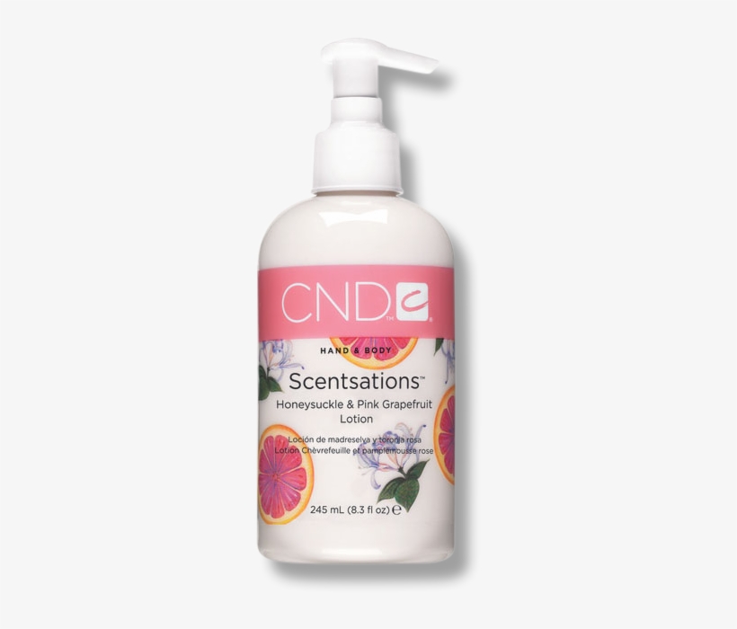 Honeysuckle & Pink Grapefruit Lotion 245ml - Cnd Scentsations Honeysuckle & Pink Grapefruit, transparent png