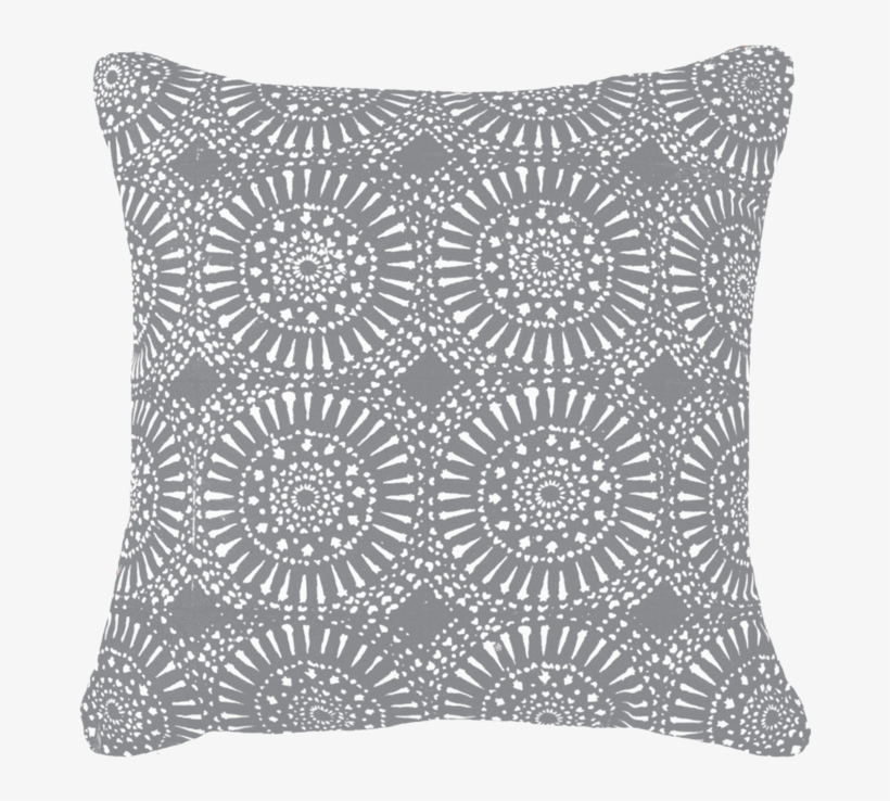Sphere Print Dark Grey Lounge Cushion 55 X 55 Cm - Sphere Print Black Cushion, transparent png