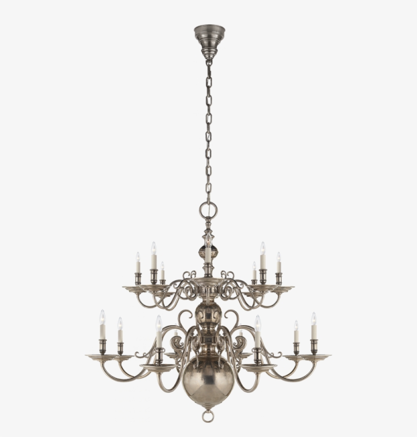 Lillianne Double Tiered Chandelier In Butler' - Lillianne 8-light Chandelier - Butler's Silver - Ralph, transparent png